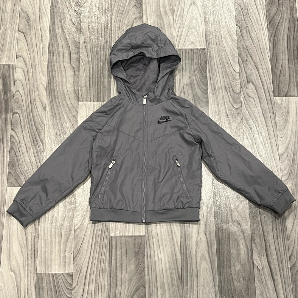 SIZE 4T NIKE KIDS FULL ZIP UP WINDBREAKER JACKET